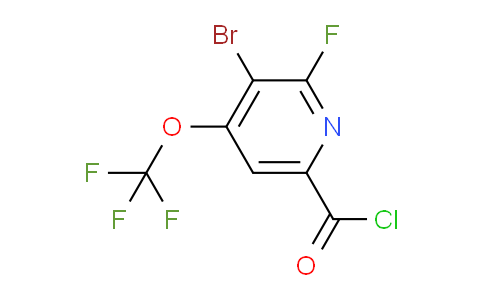 AM45886 | 1804384-56-2 | 3-Bromo-2-fluoro-4-(trifluoromethoxy)pyridine-6-carbonyl chloride
