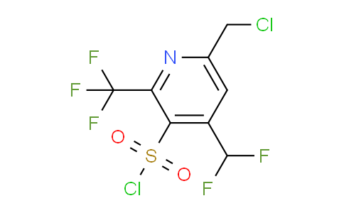 AM45897 | 1361765-77-6 | 6-(Chloromethyl)-4-(difluoromethyl)-2-(trifluoromethyl)pyridine-3-sulfonyl chloride