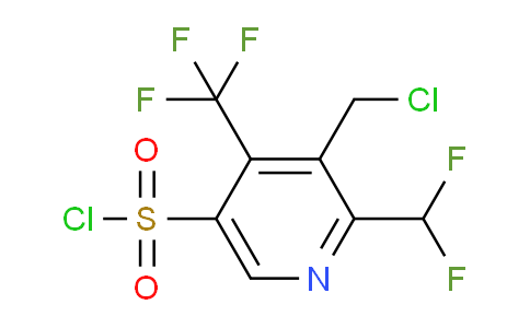 AM45898 | 1361688-41-6 | 3-(Chloromethyl)-2-(difluoromethyl)-4-(trifluoromethyl)pyridine-5-sulfonyl chloride