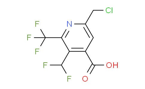 AM45899 | 1361797-49-0 | 6-(Chloromethyl)-3-(difluoromethyl)-2-(trifluoromethyl)pyridine-4-carboxylic acid