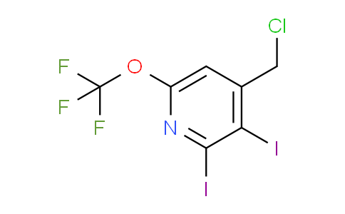 4-(Chloromethyl)-2,3-diiodo-6-(trifluoromethoxy)pyridine