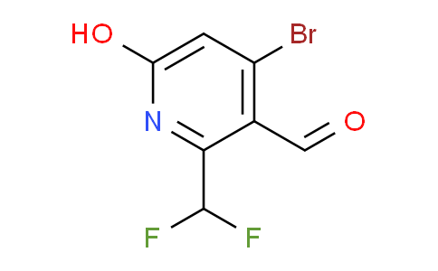 4-Bromo-2-(difluoromethyl)-6-hydroxypyridine-3-carboxaldehyde