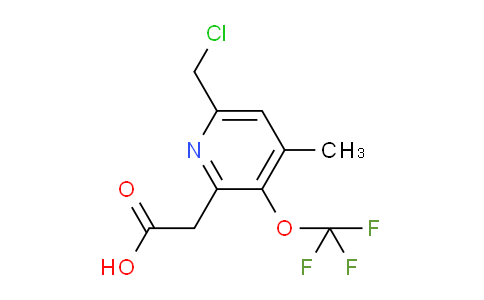 AM45914 | 1361796-41-9 | 6-(Chloromethyl)-4-methyl-3-(trifluoromethoxy)pyridine-2-acetic acid