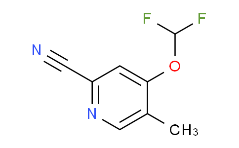 4-Difluoromethoxy-5-methylpicolinonitrile