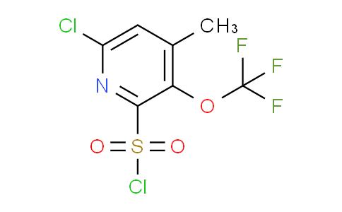 6-Chloro-4-methyl-3-(trifluoromethoxy)pyridine-2-sulfonyl chloride
