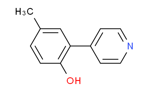 4-Methyl-2-(pyridin-4-yl)phenol