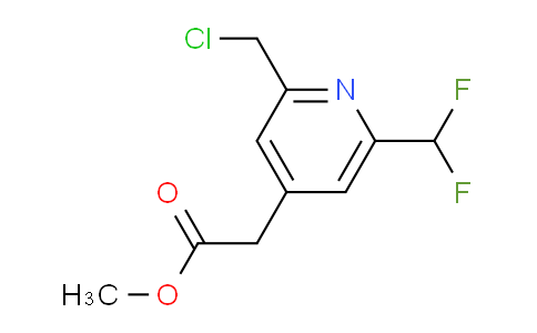 Methyl 2-(chloromethyl)-6-(difluoromethyl)pyridine-4-acetate
