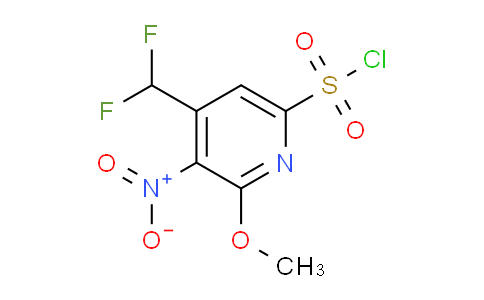 4-(Difluoromethyl)-2-methoxy-3-nitropyridine-6-sulfonyl chloride