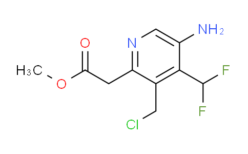 AM45978 | 1806904-39-1 | Methyl 5-amino-3-(chloromethyl)-4-(difluoromethyl)pyridine-2-acetate