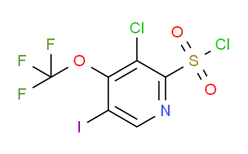 3-Chloro-5-iodo-4-(trifluoromethoxy)pyridine-2-sulfonyl chloride