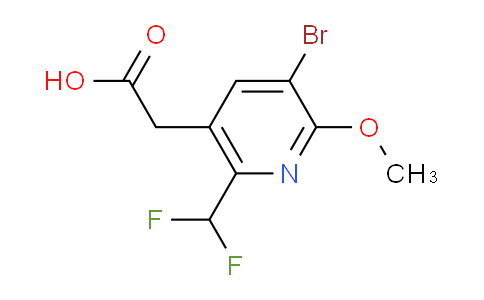 AM46011 | 1805932-33-5 | 3-Bromo-6-(difluoromethyl)-2-methoxypyridine-5-acetic acid