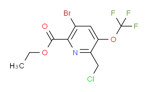 AM46040 | 1806096-76-3 | Ethyl 5-bromo-2-(chloromethyl)-3-(trifluoromethoxy)pyridine-6-carboxylate