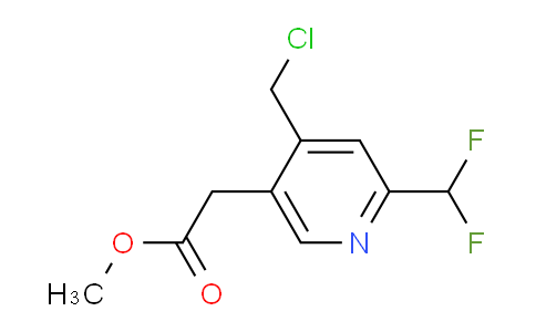 Methyl 4-(chloromethyl)-2-(difluoromethyl)pyridine-5-acetate