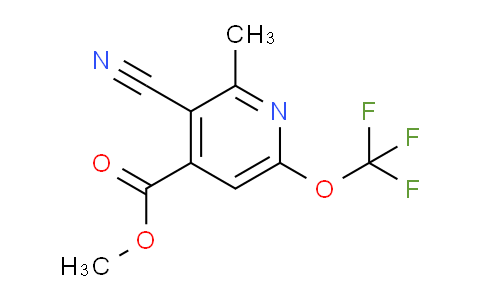 Methyl 3-cyano-2-methyl-6-(trifluoromethoxy)pyridine-4-carboxylate