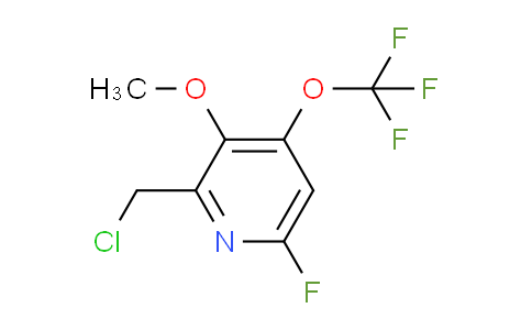 2-(Chloromethyl)-6-fluoro-3-methoxy-4-(trifluoromethoxy)pyridine