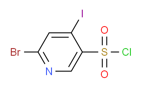 2-Bromo-4-iodopyridine-5-sulfonyl chloride