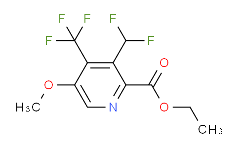 AM46095 | 1805550-45-1 | Ethyl 3-(difluoromethyl)-5-methoxy-4-(trifluoromethyl)pyridine-2-carboxylate