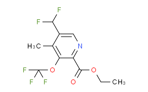 AM46097 | 1361775-14-5 | Ethyl 5-(difluoromethyl)-4-methyl-3-(trifluoromethoxy)pyridine-2-carboxylate