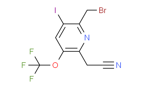 AM46118 | 1806742-60-8 | 2-(Bromomethyl)-3-iodo-5-(trifluoromethoxy)pyridine-6-acetonitrile