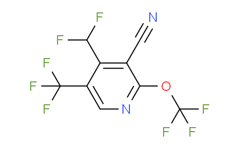 AM46134 | 1803665-94-2 | 3-Cyano-4-(difluoromethyl)-2-(trifluoromethoxy)-5-(trifluoromethyl)pyridine