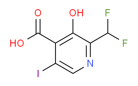 AM46143 | 1805453-37-5 | 2-(Difluoromethyl)-3-hydroxy-5-iodopyridine-4-carboxylic acid