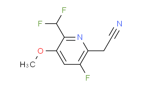 AM46157 | 1805458-30-3 | 2-(Difluoromethyl)-5-fluoro-3-methoxypyridine-6-acetonitrile