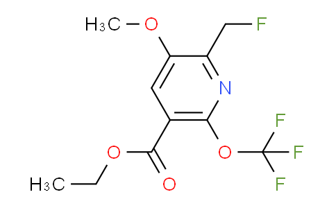 AM46168 | 1806750-20-8 | Ethyl 2-(fluoromethyl)-3-methoxy-6-(trifluoromethoxy)pyridine-5-carboxylate