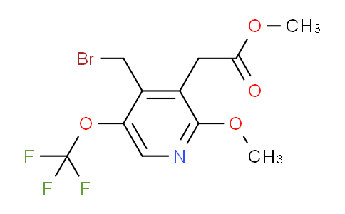 AM46169 | 1804752-26-8 | Methyl 4-(bromomethyl)-2-methoxy-5-(trifluoromethoxy)pyridine-3-acetate