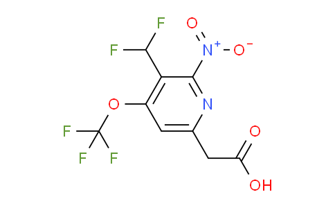 AM46170 | 1805086-62-7 | 3-(Difluoromethyl)-2-nitro-4-(trifluoromethoxy)pyridine-6-acetic acid