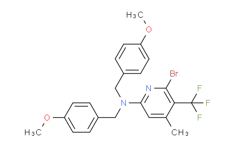 AM46174 | 2411793-14-9 | 6-Bromo-N,N-bis(4-methoxybenzyl)-4-methyl-5-(trifluoromethyl)pyridin-2-amine