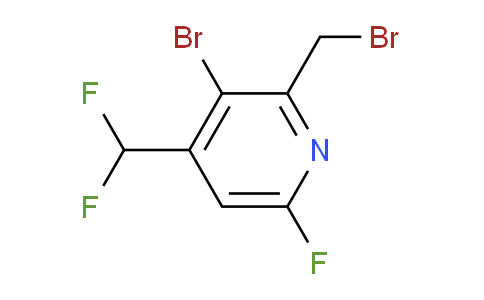 AM46177 | 1805366-35-1 | 3-Bromo-2-(bromomethyl)-4-(difluoromethyl)-6-fluoropyridine