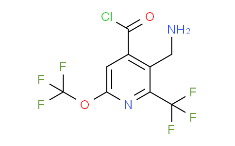 AM46185 | 1806190-02-2 | 3-(Aminomethyl)-6-(trifluoromethoxy)-2-(trifluoromethyl)pyridine-4-carbonyl chloride