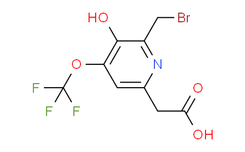 AM46197 | 1804836-55-2 | 2-(Bromomethyl)-3-hydroxy-4-(trifluoromethoxy)pyridine-6-acetic acid