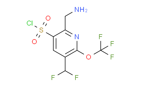 AM46210 | 1804862-16-5 | 2-(Aminomethyl)-5-(difluoromethyl)-6-(trifluoromethoxy)pyridine-3-sulfonyl chloride