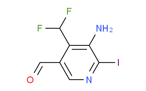 AM46228 | 1804923-33-8 | 3-Amino-4-(difluoromethyl)-2-iodopyridine-5-carboxaldehyde