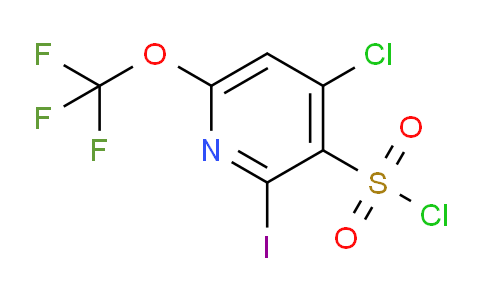 4-Chloro-2-iodo-6-(trifluoromethoxy)pyridine-3-sulfonyl chloride