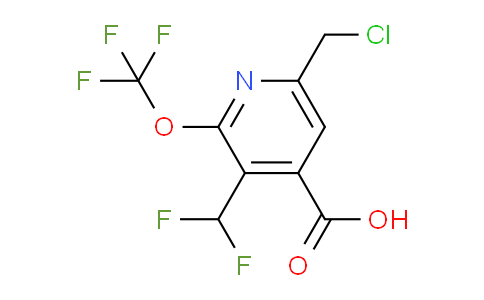 AM46242 | 1804751-82-3 | 6-(Chloromethyl)-3-(difluoromethyl)-2-(trifluoromethoxy)pyridine-4-carboxylic acid