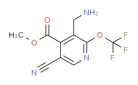 Methyl 3-(aminomethyl)-5-cyano-2-(trifluoromethoxy)pyridine-4-carboxylate