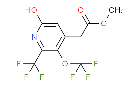 Methyl 6-hydroxy-3-(trifluoromethoxy)-2-(trifluoromethyl)pyridine-4-acetate