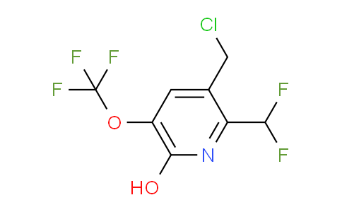 AM46257 | 1804354-37-7 | 3-(Chloromethyl)-2-(difluoromethyl)-6-hydroxy-5-(trifluoromethoxy)pyridine