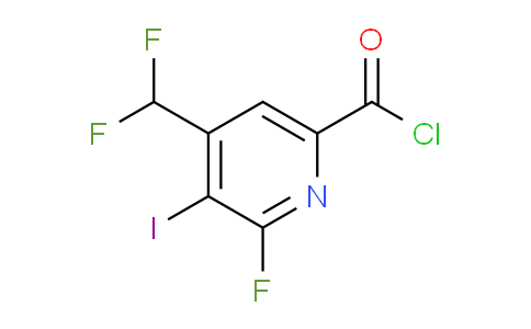 4-(Difluoromethyl)-2-fluoro-3-iodopyridine-6-carbonyl chloride