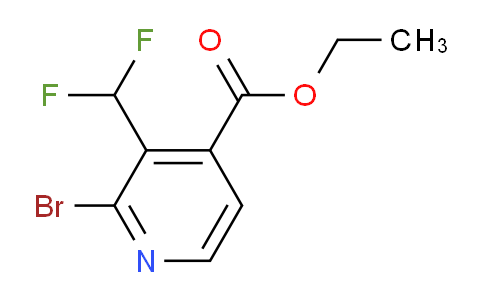 AM46286 | 1805297-69-1 | Ethyl 2-bromo-3-(difluoromethyl)pyridine-4-carboxylate