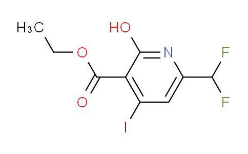 Ethyl 6-(difluoromethyl)-2-hydroxy-4-iodopyridine-3-carboxylate