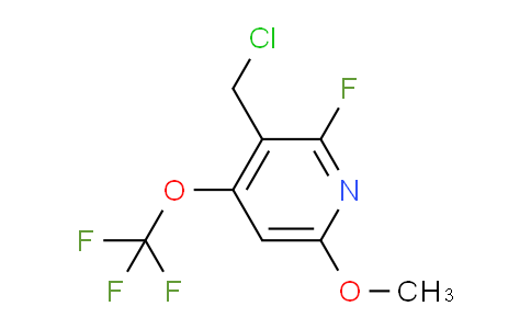 3-(Chloromethyl)-2-fluoro-6-methoxy-4-(trifluoromethoxy)pyridine