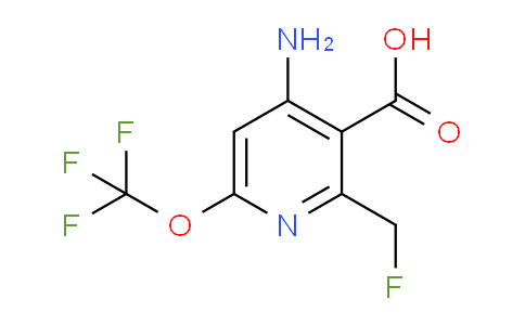 4-Amino-2-(fluoromethyl)-6-(trifluoromethoxy)pyridine-3-carboxylic acid