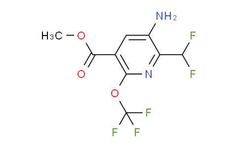 AM46296 | 1804392-37-7 | Methyl 3-amino-2-(difluoromethyl)-6-(trifluoromethoxy)pyridine-5-carboxylate