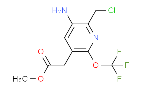 AM46301 | 1805992-14-6 | Methyl 3-amino-2-(chloromethyl)-6-(trifluoromethoxy)pyridine-5-acetate