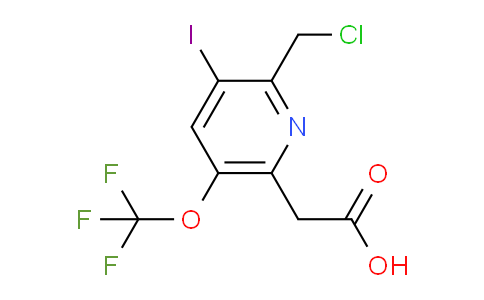 AM46311 | 1804833-78-0 | 2-(Chloromethyl)-3-iodo-5-(trifluoromethoxy)pyridine-6-acetic acid