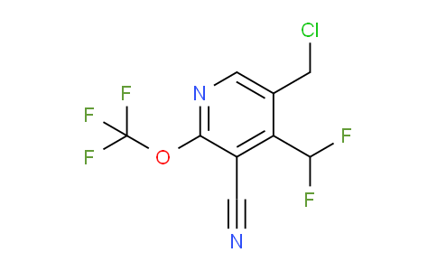 AM46314 | 1804451-83-9 | 5-(Chloromethyl)-3-cyano-4-(difluoromethyl)-2-(trifluoromethoxy)pyridine