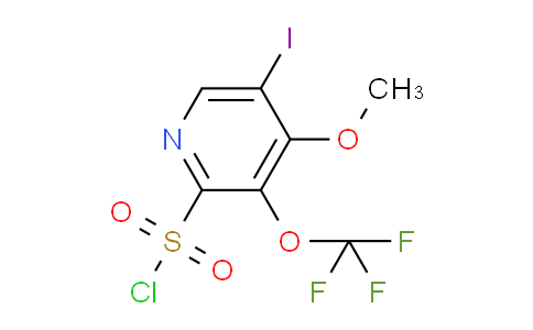 5-Iodo-4-methoxy-3-(trifluoromethoxy)pyridine-2-sulfonyl chloride